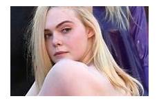 elle fanning side boob cannes celeb