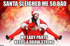 santa sexy elf meme memes christmas imgflip naughty caption cane candy present helper bad string add