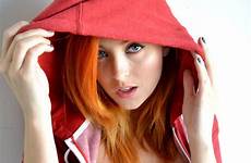 redhead red hoodie eporner