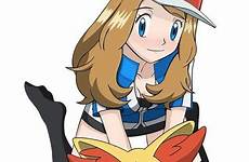 serena pokemon ash dressed sexy xy amourshipping give credit good whoever uploaded user saved
