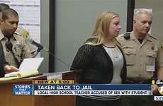 student teacher taken sex school high jail accused
