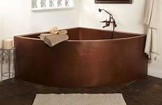 soaking tubs corner hammered bathtub bathtubs raksha soak signaturehardware