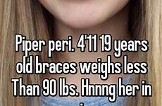 piper braces peri years old lbs