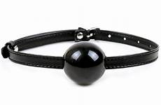 harness head ball restraint bondage leather silicone gag pu mouth sm fetish cm adult open