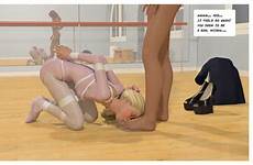 ballerina enslaved lesbian bdsm foot slave sexy perfect 3d comics comic blonde