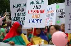 gay muslim lesbian pride islam muslims east end happy arab bbc edl racist behind event rights queer fag worthless opinion