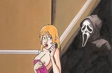 ghostface female scream nudity nipples human nude respond edit rule breasts