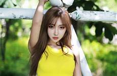 asian cute girl mina teen outdoors shoot lovely jeans short busty korean very sun under beauty girlcute4u am comments