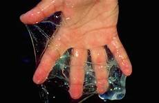 slime hagfish covered hand fish lycra friend fashion coat aquarist