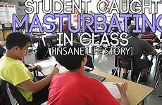 masturbating class caught student story