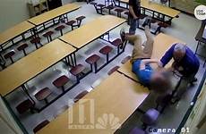 student slamming teacher table onto lunch accused slammed gets desk body
