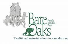 park bare family oaks naturist logo