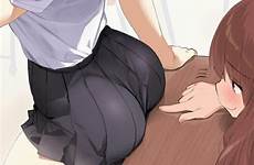 skirt ass short big lesbian school hair hips wide sitting curvy butt long rule shirt xxx rule34 brown respond edit