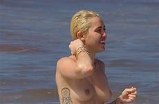 miley cyrus nude naked topless beach leaked nudes paparazzi hot hecklerspray september again pack sunbathing ancensored