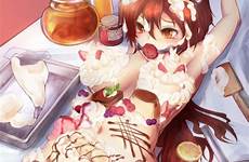 hentai food bondage anime chocolate cream ice cookie whipped candy gelbooru respond relationships pool edit icing favorite nude