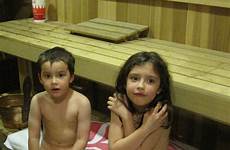 snowed sauna kids
