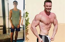 skinny ripped man muscle nick body physique transformation he super cameron diet shredded fitness
