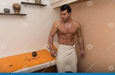 massage man fit room portrait body looking caucasian preview