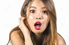 asian woman surprised mouth surprise shocked disbelief opened vertical korean portrait face young beautiful preview