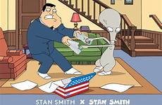stan dad smith american adidas collaborates cartoon sneakernews