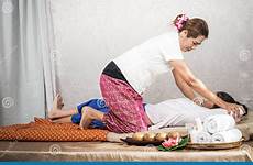 massage masseuse woman thai getting asian beautiful spa compress herbal salon doing stock women she preview luxury