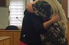 stepmother stepdaughter surprise karla her jessi oklahoma adopts ceremony daughter she mother head coleman robinson after tribute bond split despite