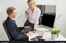 secretary flirting boss office her