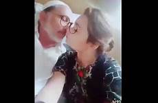 young old girl kissing man pakistani tiktok