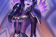 draenei female warcraft characters fantasy wow world tiefling girl character women saved concept choose board