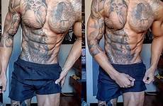 bodybuilder tattooed