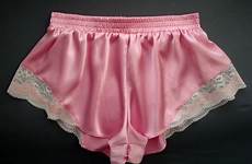 panties pink silk satin knickers lingerie