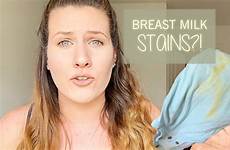 milk breast clothes stains