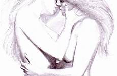 pencil drawings drawing girls kissing lesbian hot two kiss sexy girl jan really beautiful