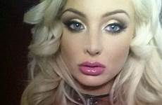 plastic blonde wife barbie girl collar lips choose board