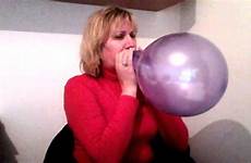 pop blow balloon