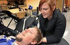 brother sister helps her disabled injury
