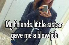 sister blow little job me friends gave whisper