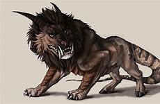 deviantart beast big fantasy lion concept creatures