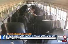 bus school caught sexual two acts drivers job florida engaging district while lee county