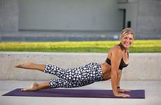 yoga mature instructor pose woman stock preview