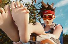 feet tracer overwatch games babe foot widowmaker game soles wallpaper video pov female barefoot 3d fetish pale toenails painted freckles