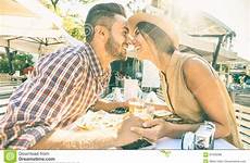 couple food eating street bar kissing travel love preview