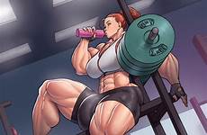 futa futanari comm muscular bulge hyper moxydoxy deletion weightlifting muscles