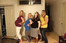 pregnant friends party pregnancy girls jen updates bellies shot front