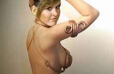 leia cosplay slave princess nude naked beautiful zb