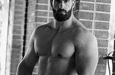 men older hot rugged male beard models sexy bearded hairy nick pulos beefy gay man muscle bodybuilder guys fearsome handsome
