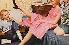 girls teen stockings retro teens bobby girl slips socks vintage chinese young downblouse 1956 1960s 1950s high bikini heels hose