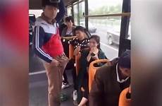 bulge bus woman huge man she stunned but