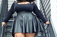 thick curvy plump courtney mina sexy skirt cookout cousin indigo likes rondes