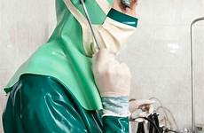 nurses gloves gummi schutzanzug nylons
